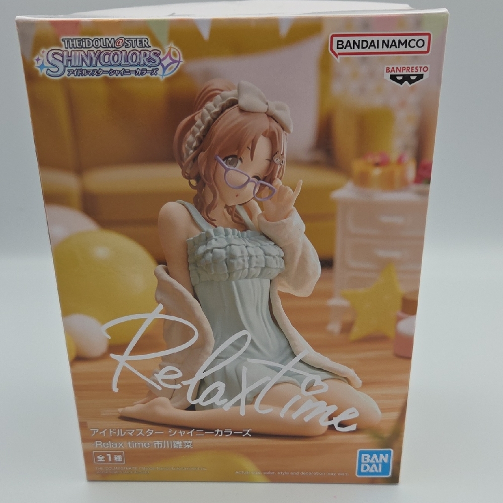 Idolmaster Japan Hinana Ichikawa Figure RELAX TIME Anime Banpresto